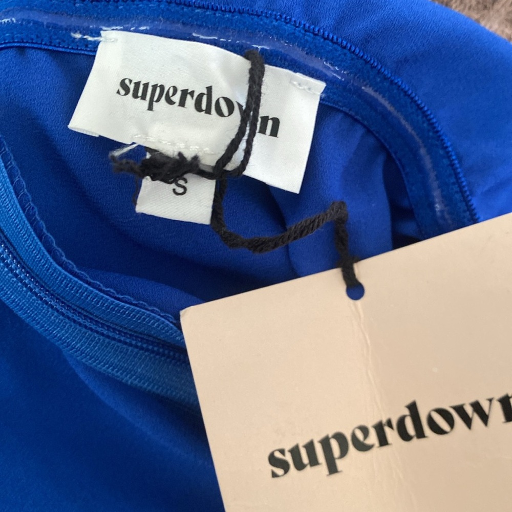 NWT Superdown Small Jolie Strapless Romper - Picture 3 of 13